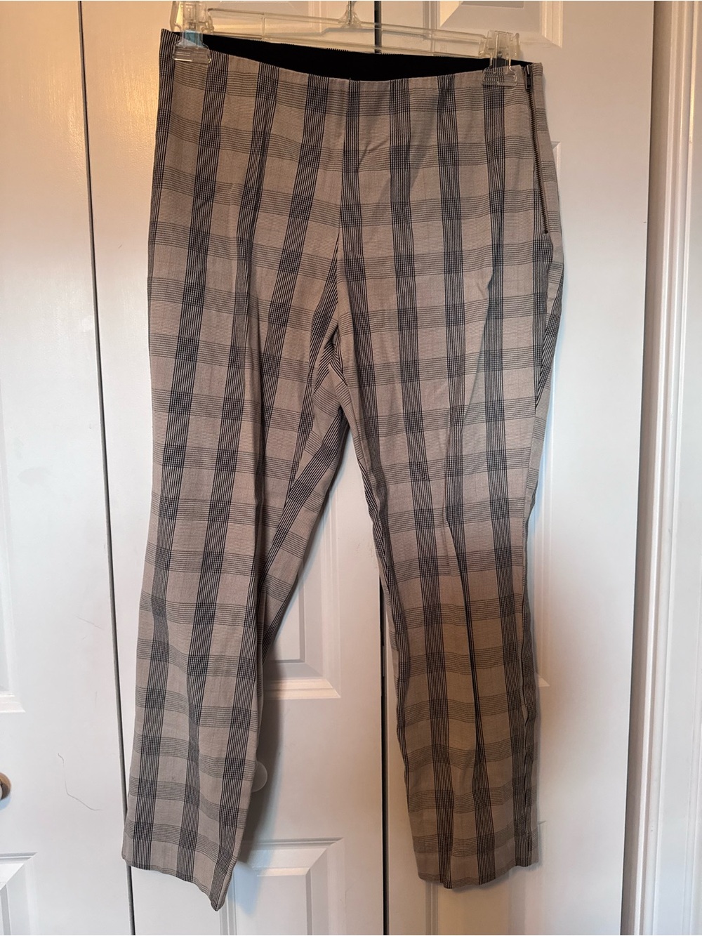 a new day Gray Plaid Women's Pants